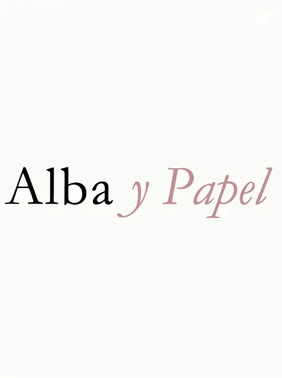 Publicación de Instagram de Alba y Papel (@albaypapel)